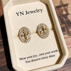 Royal Fleur-de-Lis Pavé Stud Earrings