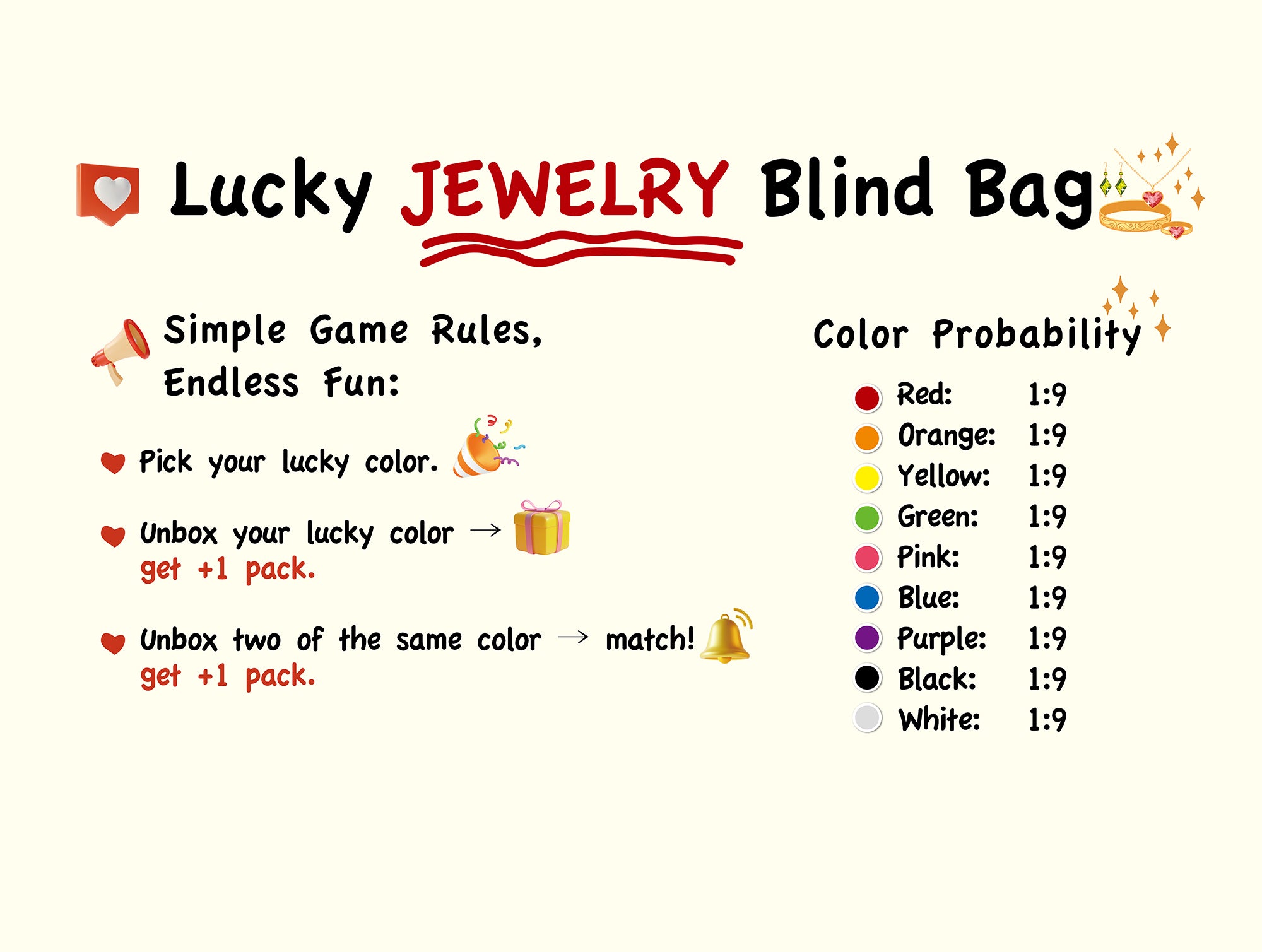 Lucky Jewelry Blind Bag