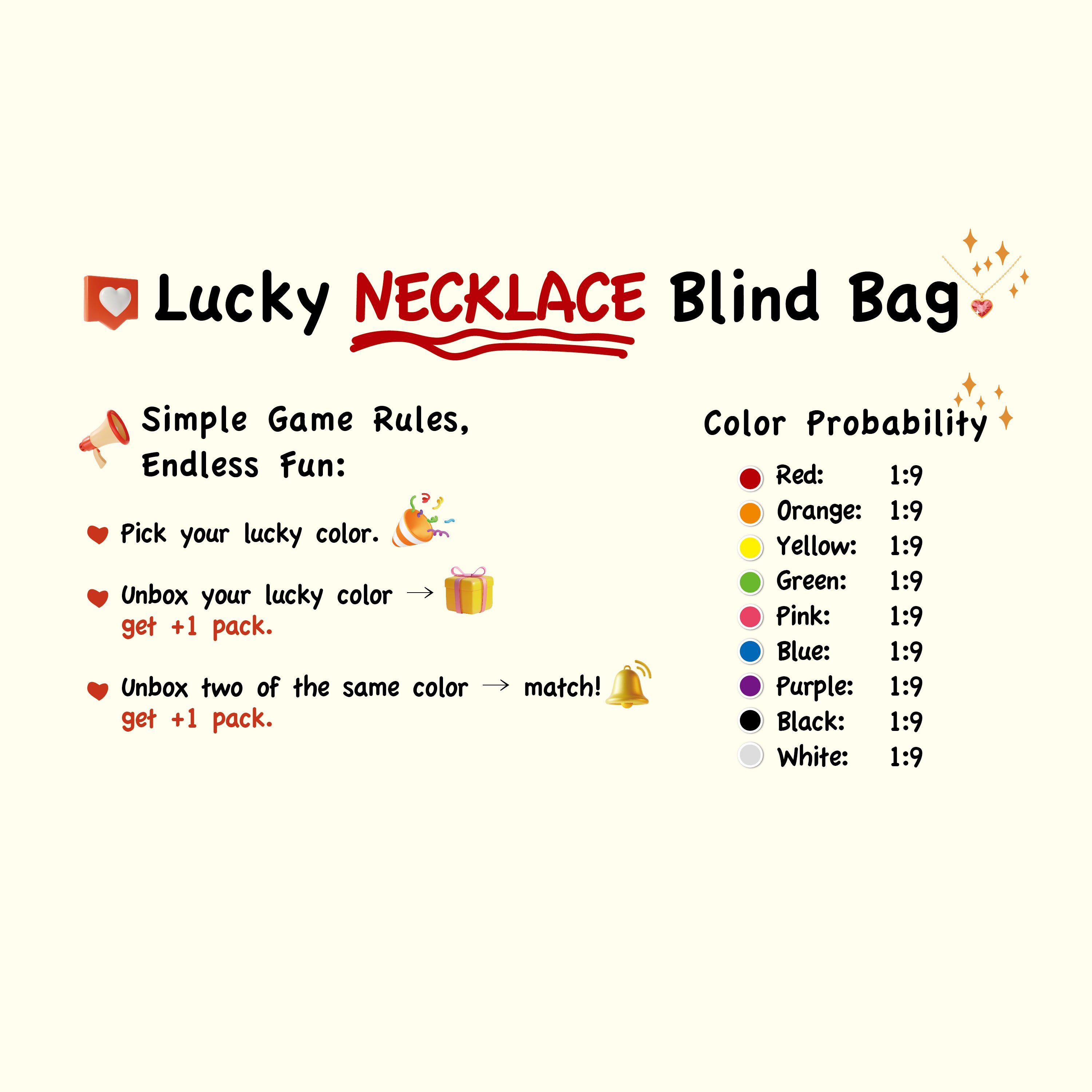 Lucky Necklace Blind Bag
